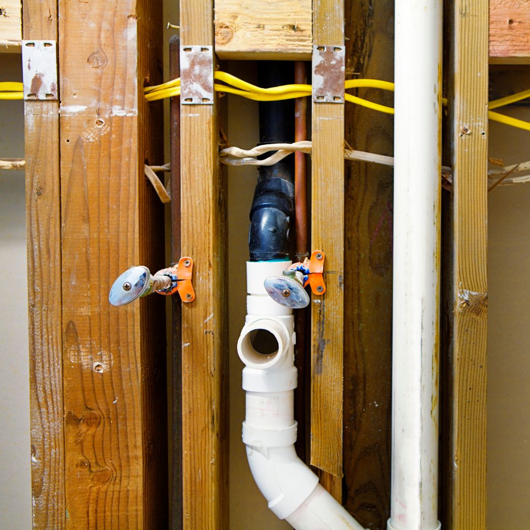 Plumbing remodel project