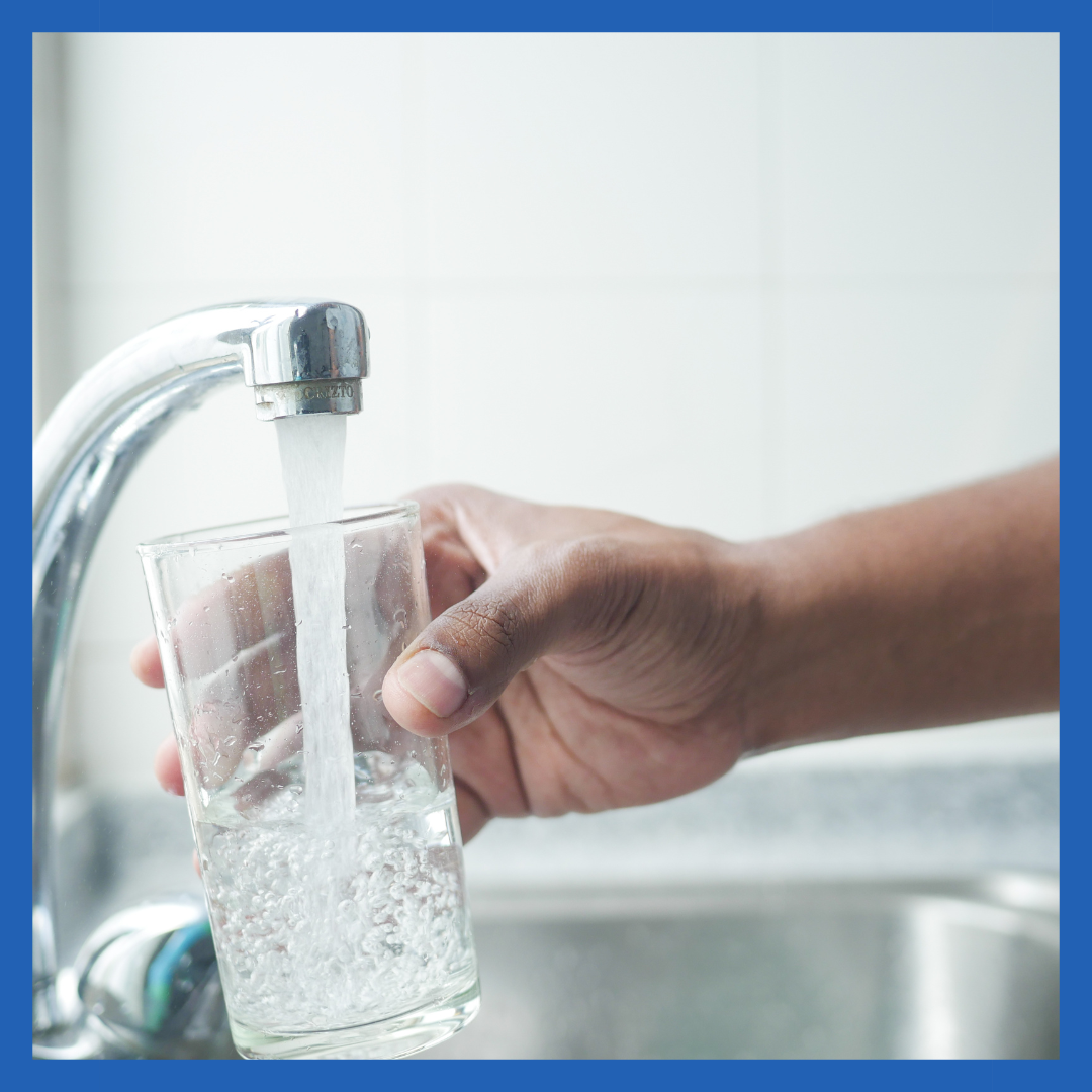 water from sink