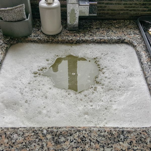 clogged sink